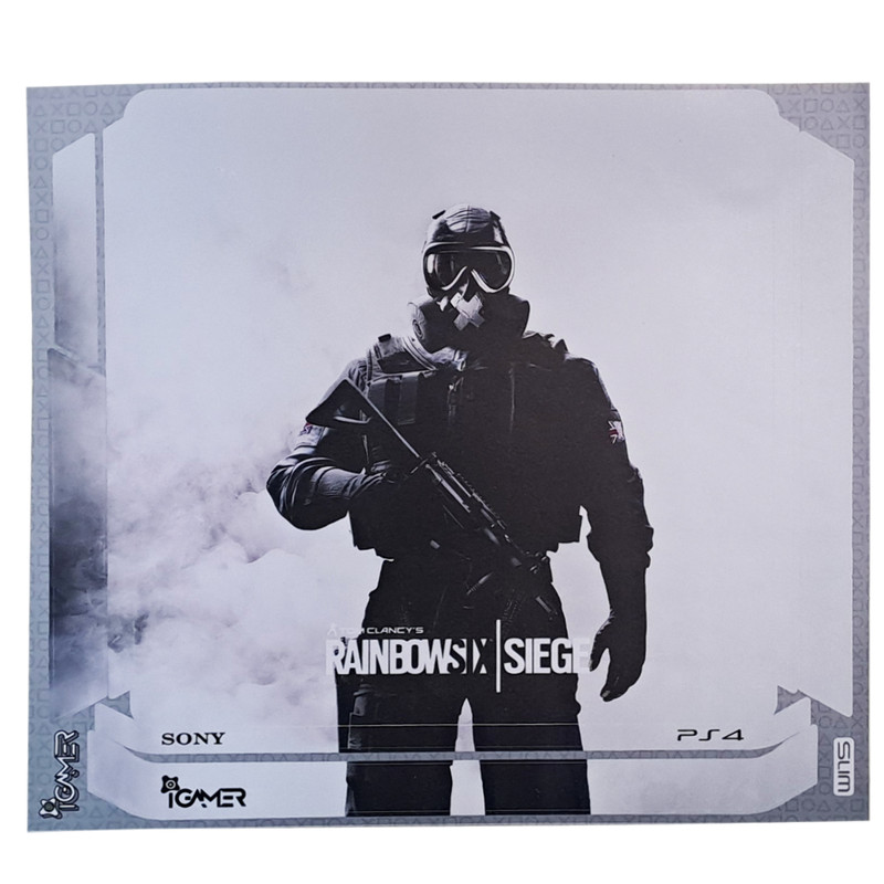 برچسب کنسول پلی استیشن 4 اسلیم مدل Skin slim 4013 Rainbow Six