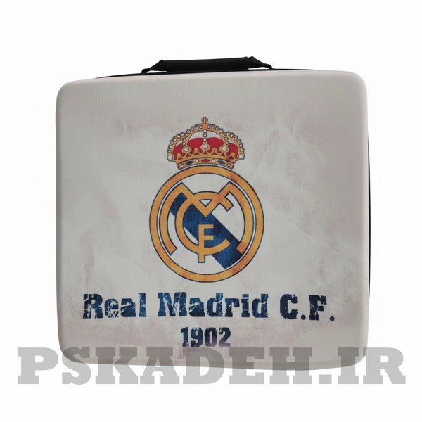 کیف کنسول پلی استیشن ۴ ps4 - طرح رئال مادرید سفید real madrid