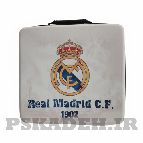 کیف کنسول پلی استیشن ۴ ps4 - طرح رئال مادرید سفید real madrid